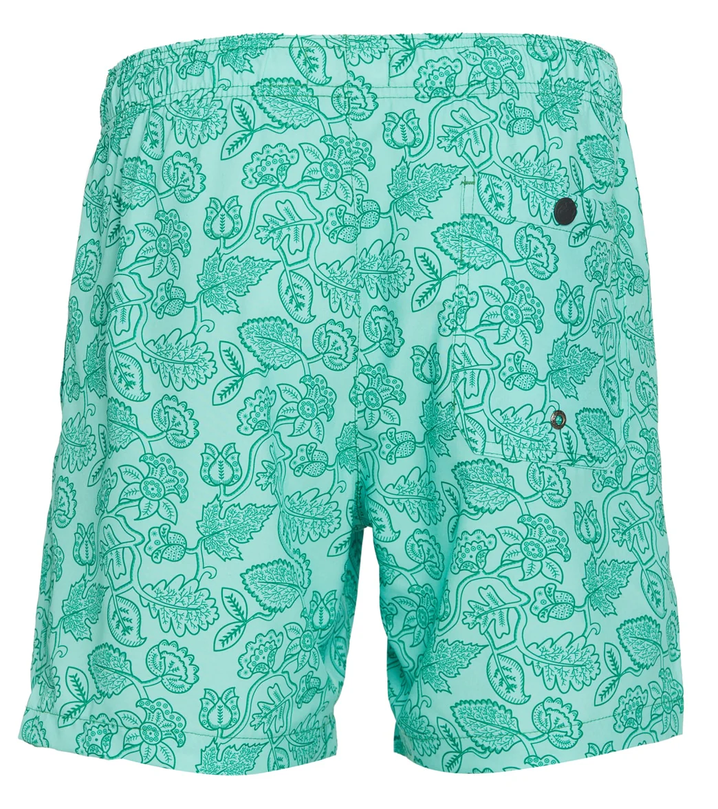 Mr.Swim Men's  Leafy Floral Swim Trunks - Image 3