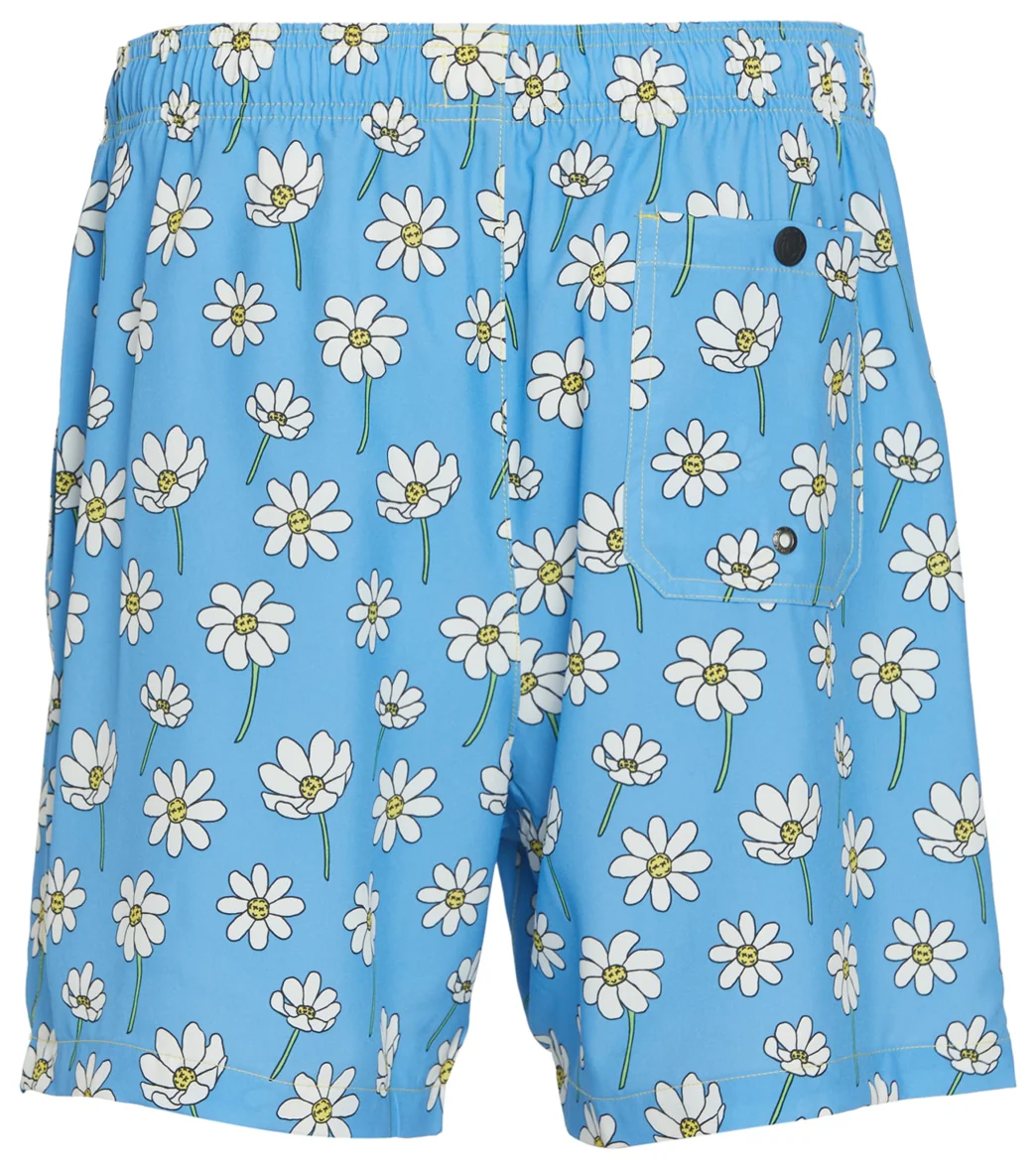 Mr.Swim Men's Scattered Daisies Swim Trunks - Image 13