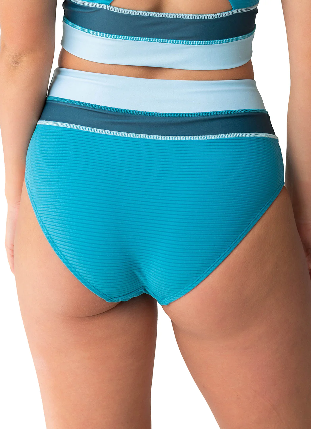 Nani Women's Flat Rib Color Block Bikini Bottom - Image 13