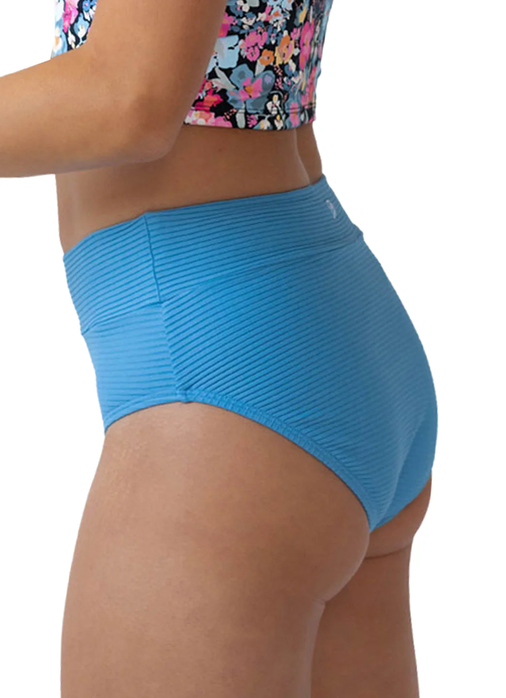 Nani Women's Solid Marine Flat Rib Bikini Bottom - Image 4