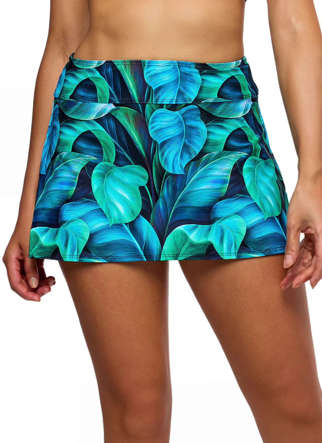 Next by Athena Courtside Curacao Palms Swim Skort - Image 2