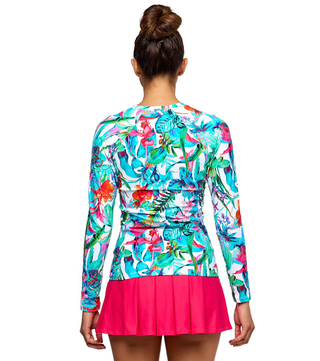 Next by Athena Women's Detox Botanik Long Sleeve Rash Guard - Image 3