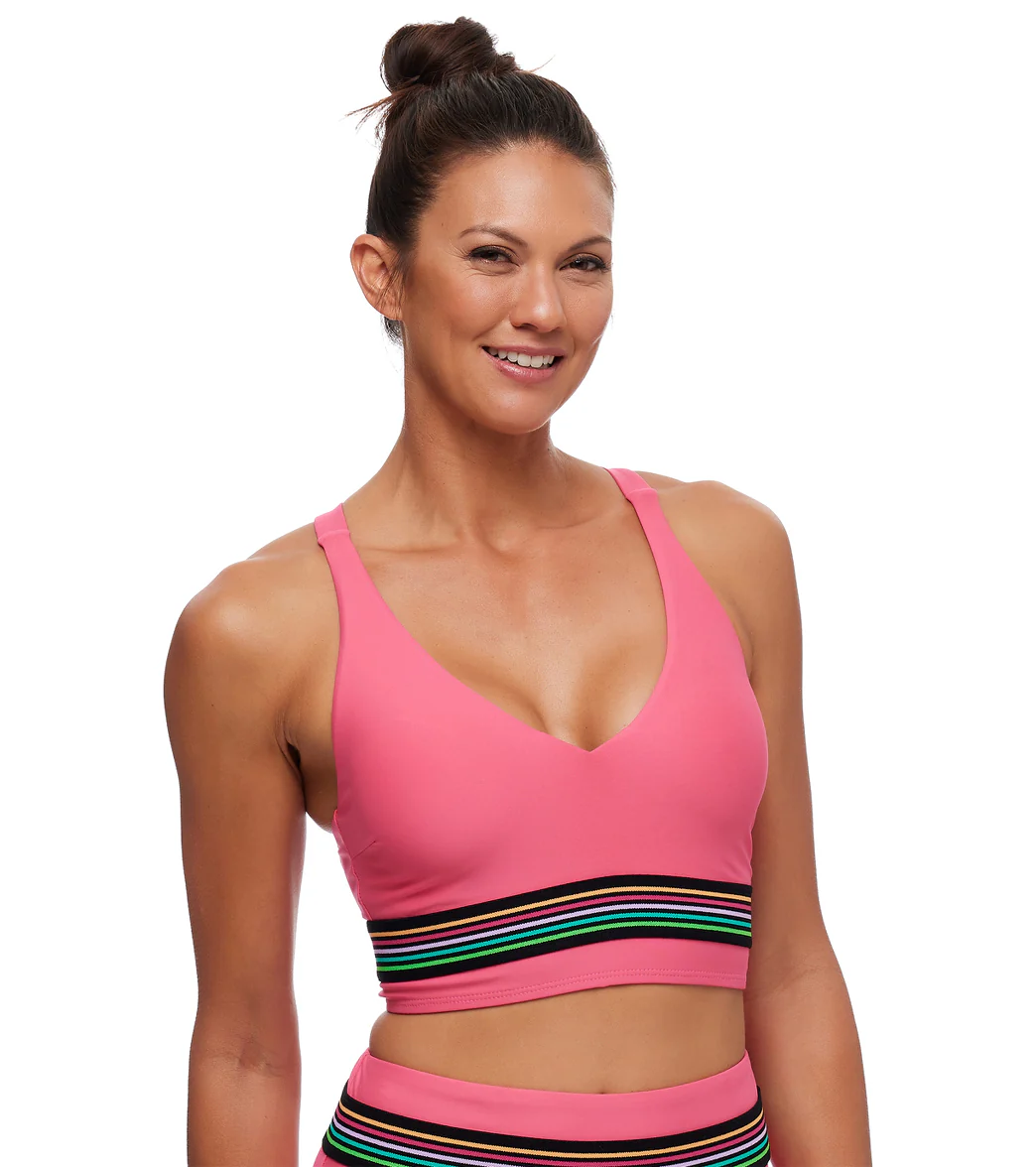 Next by Athena Women's Good Karma Jacquard Band V-Neck Bikini Top - Image 2
