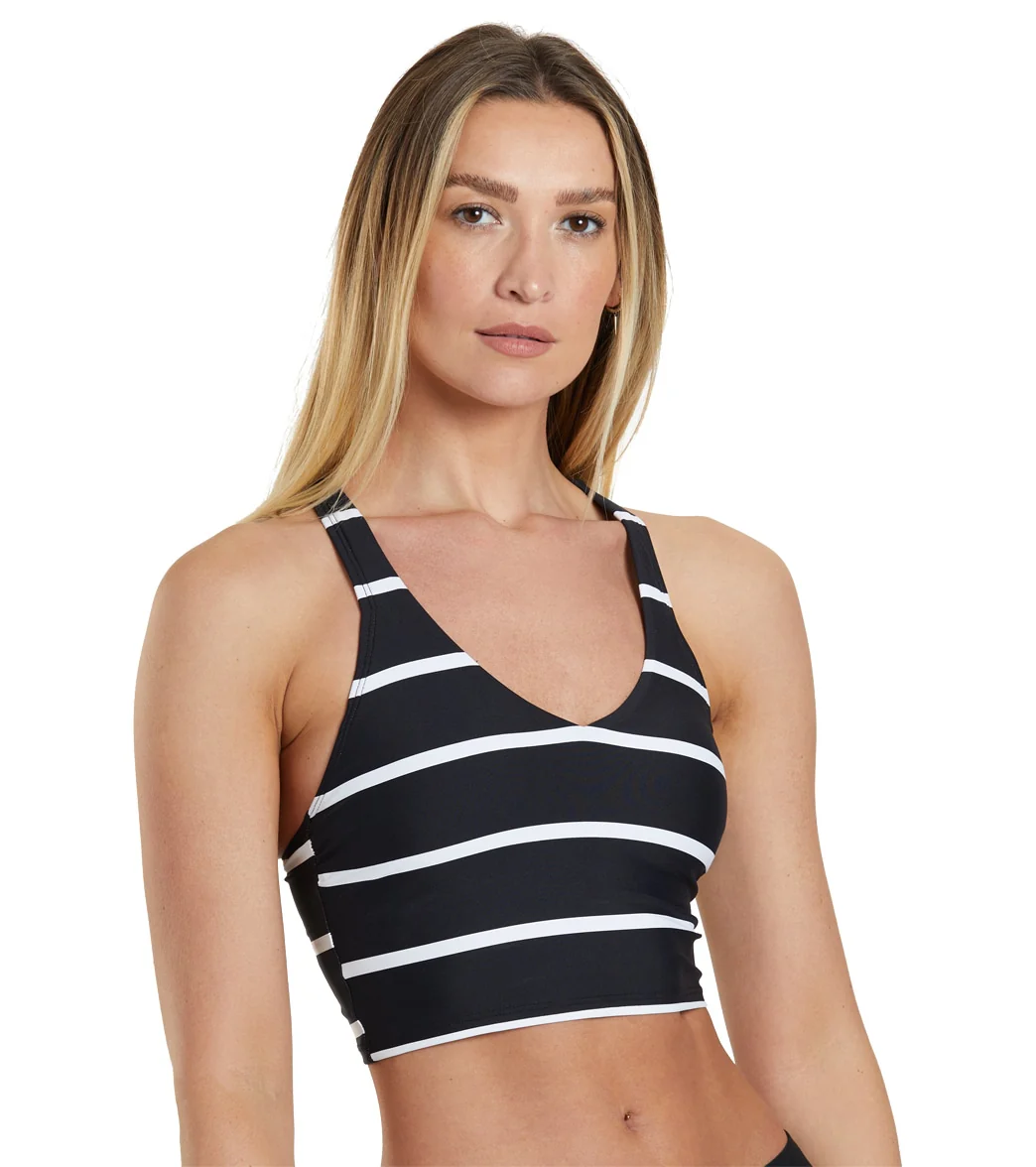 Next by Athena Women's Santa Fe Stripe V Neck Crop Bikini Top - Image 2