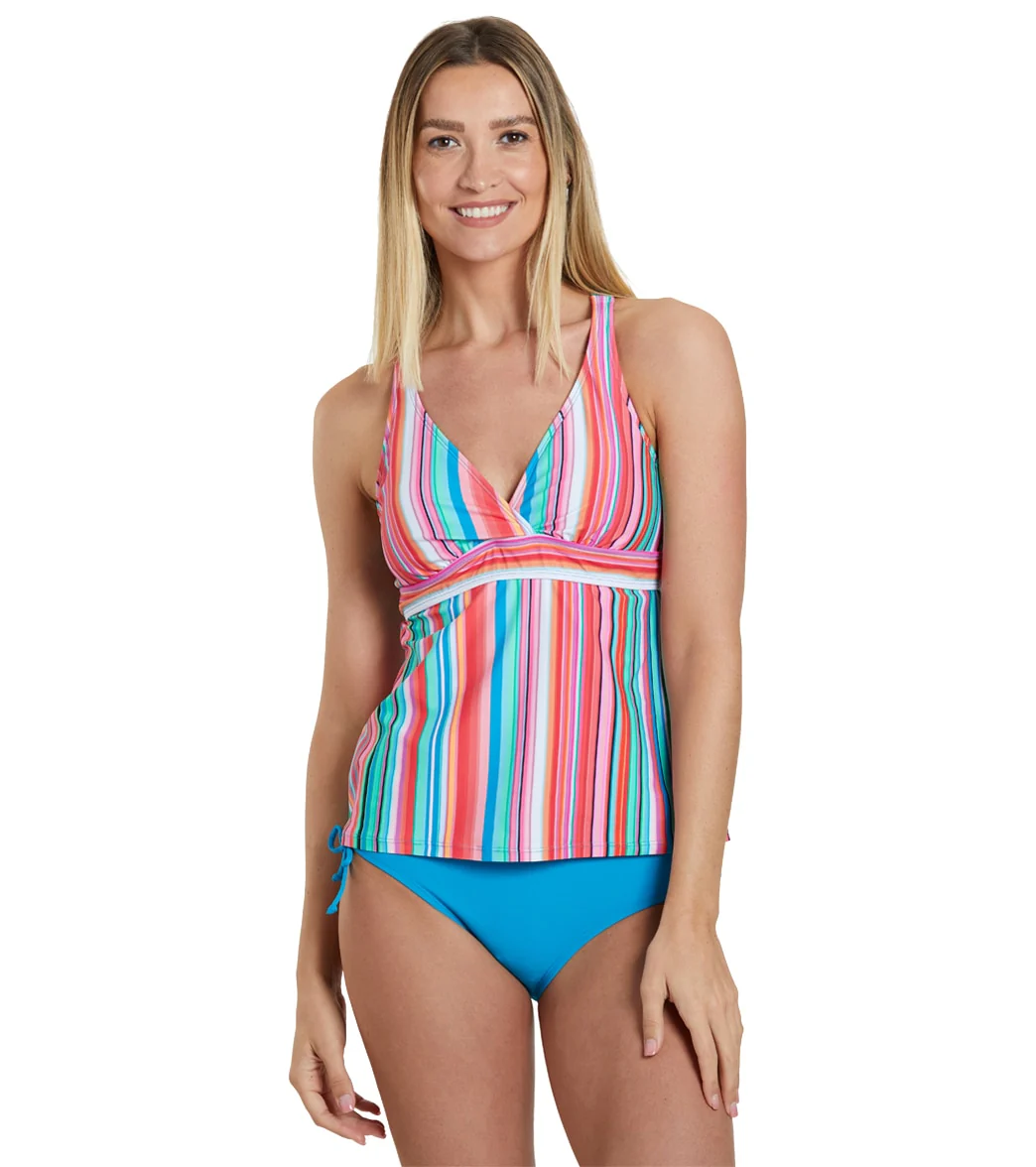 Next by Athena Women's Tavarua Stripe Sport Tankini Top - Image 7