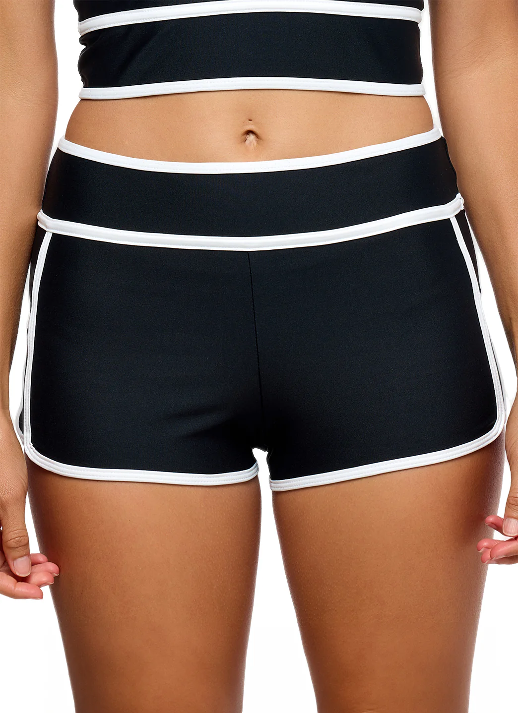 Next by Athena Women's Wave Catcher On The Run Dolphin Swim Short - Image 2