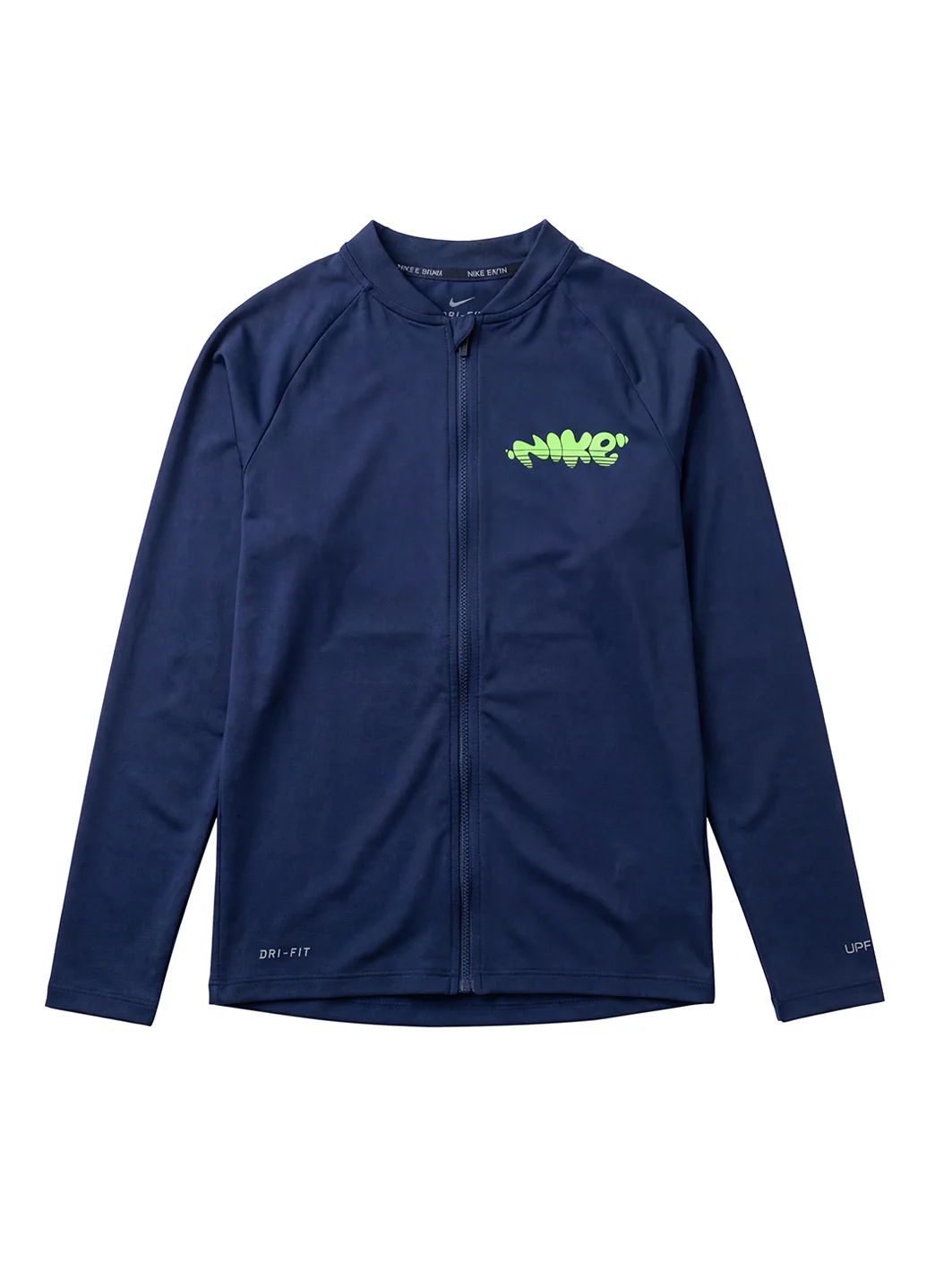 Nike Boys' Bubble Zip Long Sleeve Hydro Rash Guard (Big Kid) - Image 3