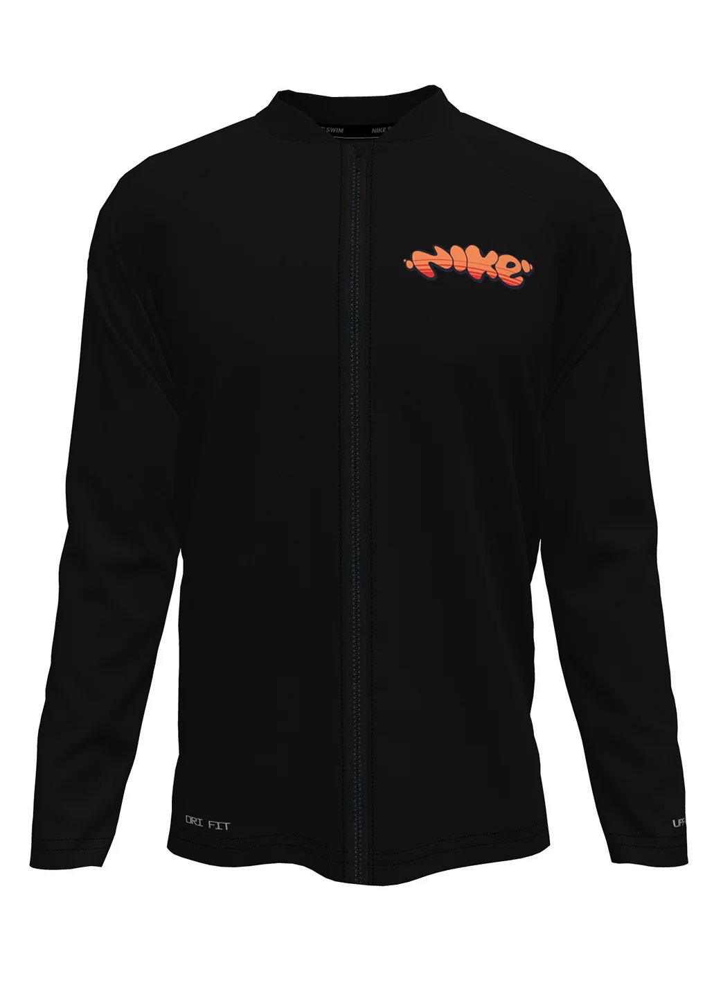 Nike Boys' Bubble Zip Long Sleeve Hydro Rash Guard (Big Kid) - Image 7