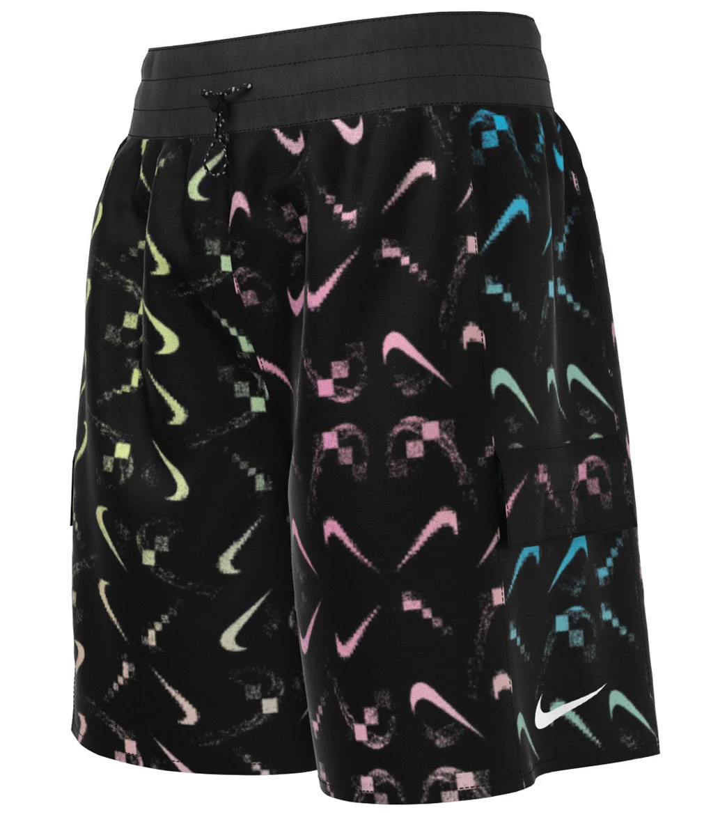 Nike Boys Digi Swoosh Ombre Cargo Shorts (Big Kid) - Image 23