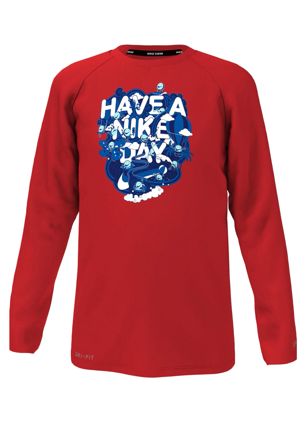 Nike Boys' Have a Nike Day Hydro Long Sleeve Rashguard (Little Kid) - Image 15