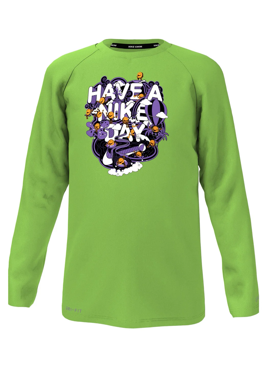 Nike Boys' Have a Nike Day Hydro Long Sleeve Rashguard (Little Kid) - Image 6