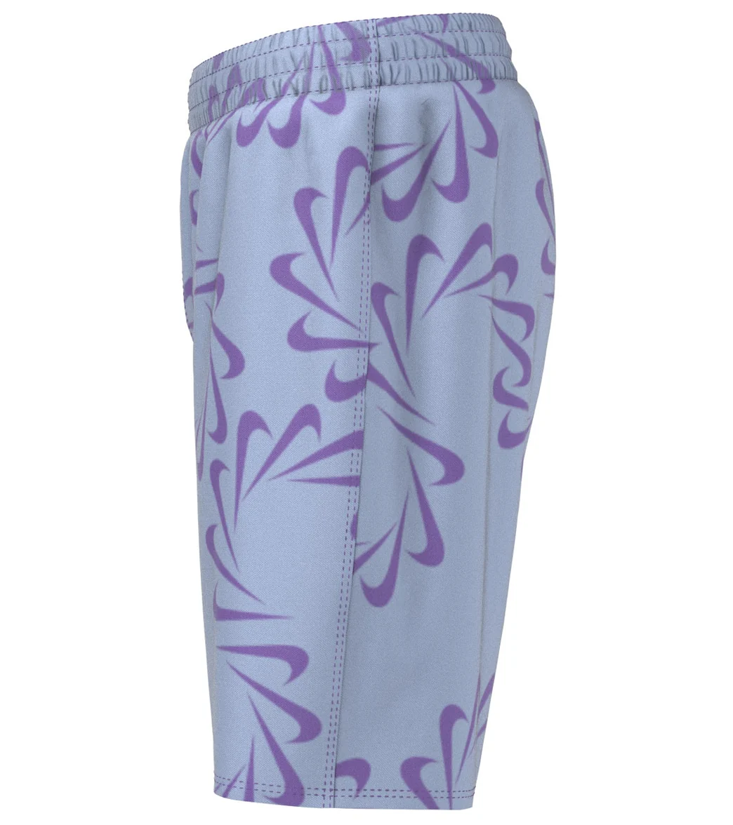 Nike Boys Mini Me Swoosh Line Swim Trunks (Big Kid) - Image 16
