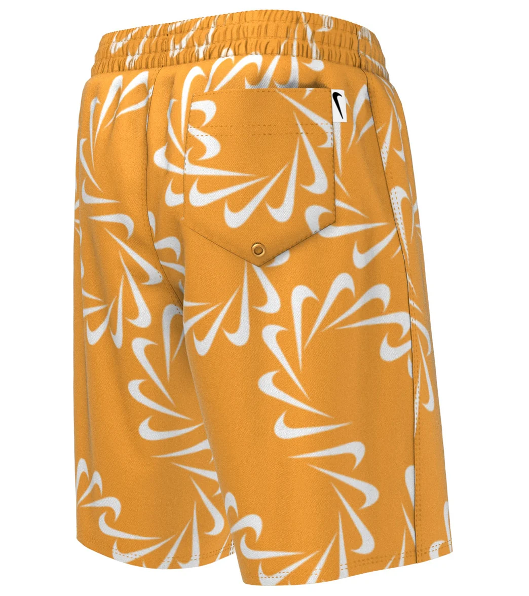 Nike Boys Mini Me Swoosh Line Swim Trunks (Big Kid) - Image 8