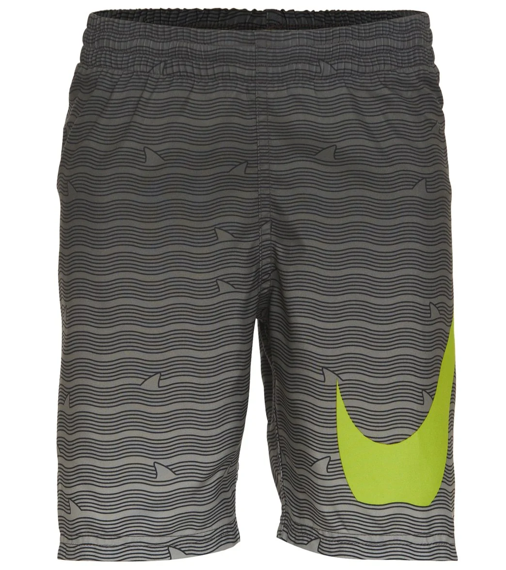 Nike Boys' Shark Stripe Breaker 8" Volley Short (Big Kid)