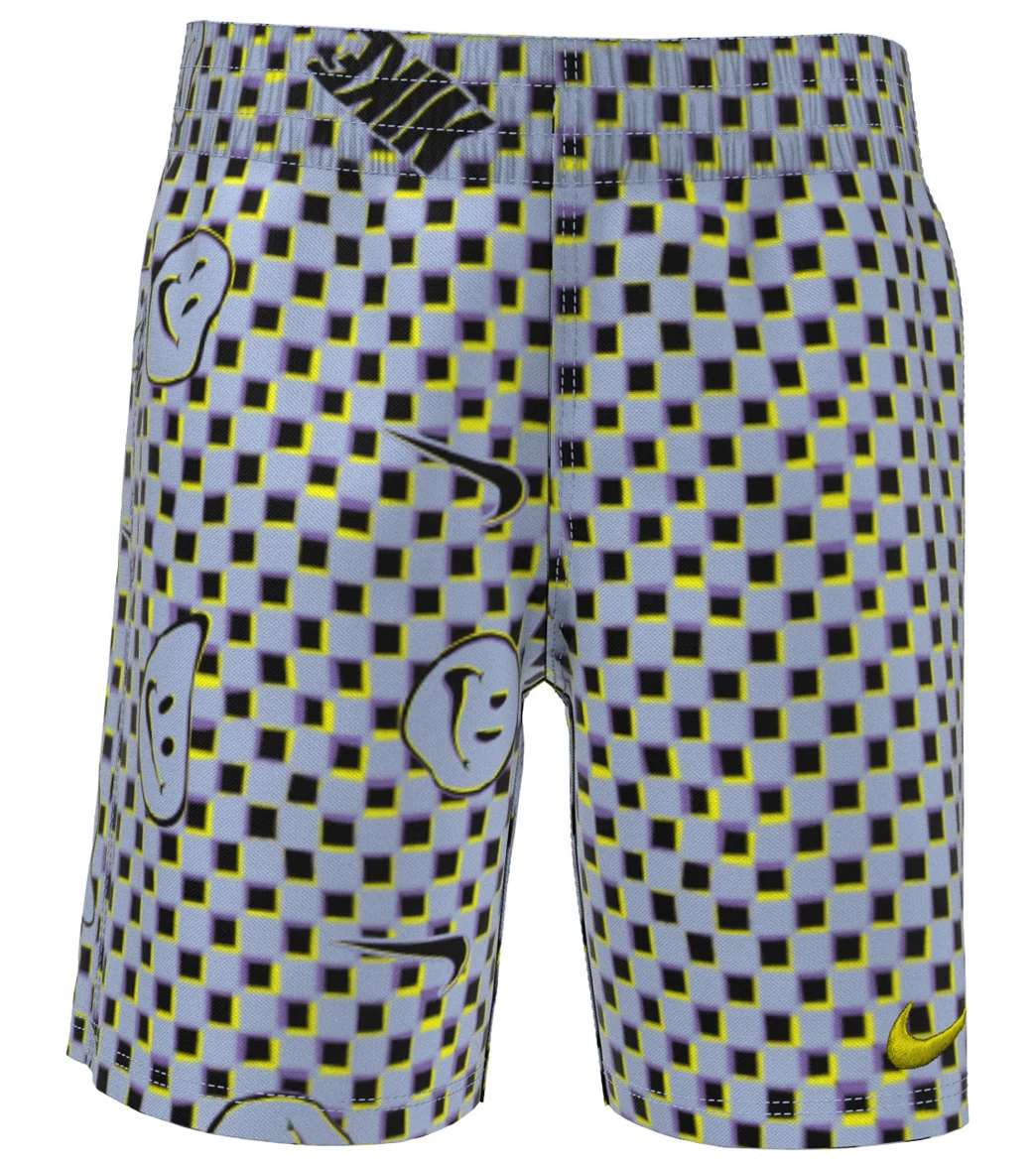Nike Boys' Smile Check Swim Trunks (Little Kid) - Image 6