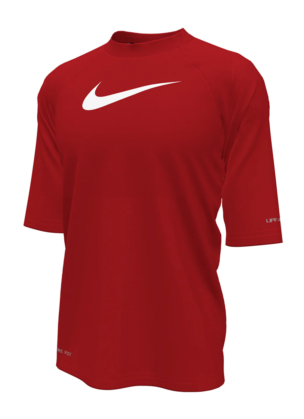 Nike Boys' Solid Hydro Short Sleeve Rashguard (Big Kid) - Image 2