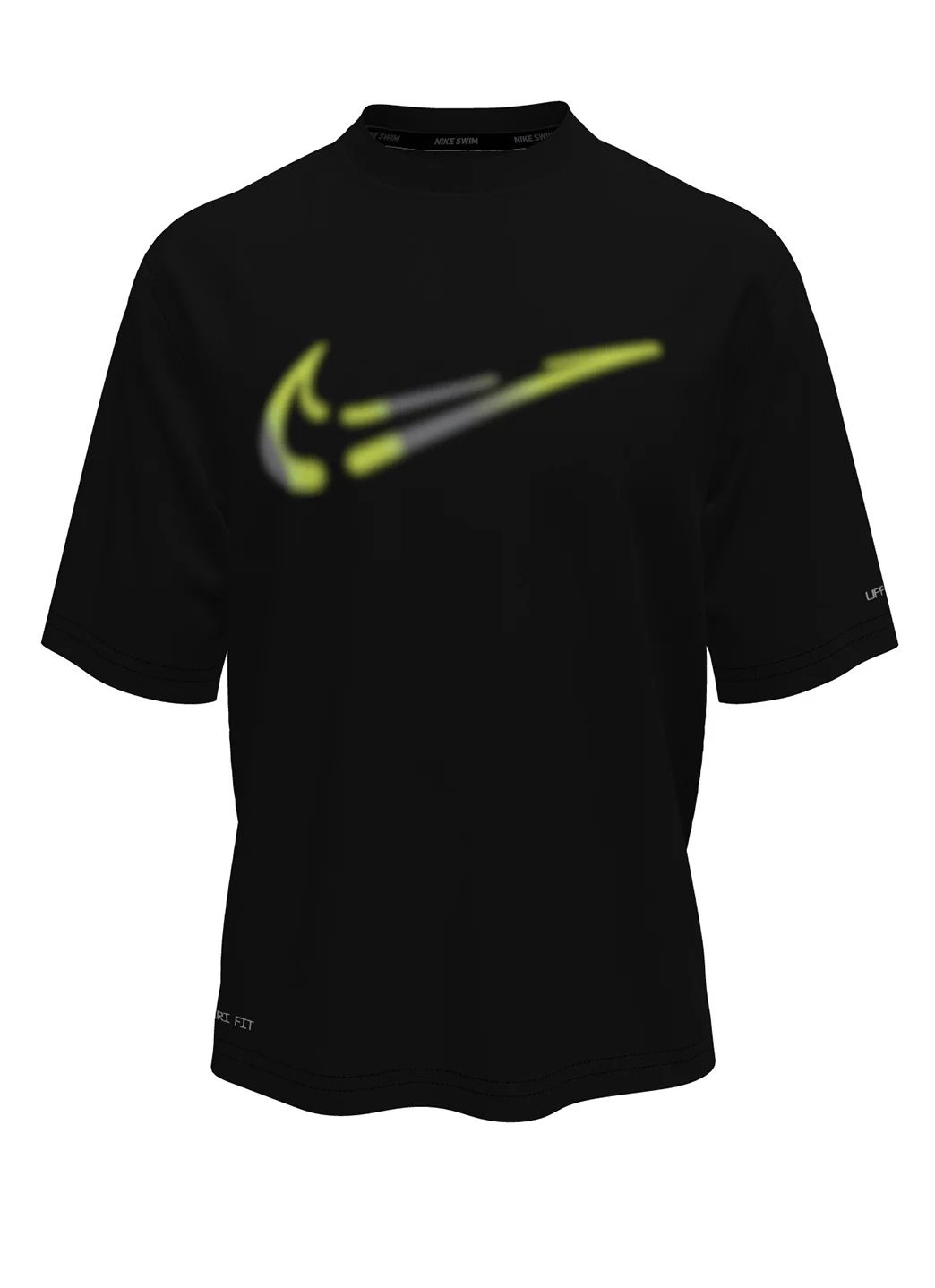 Nike Boys' Spray Swoosh Short Sleeve Hydro Rash Guard (Big Kid) - Image 2
