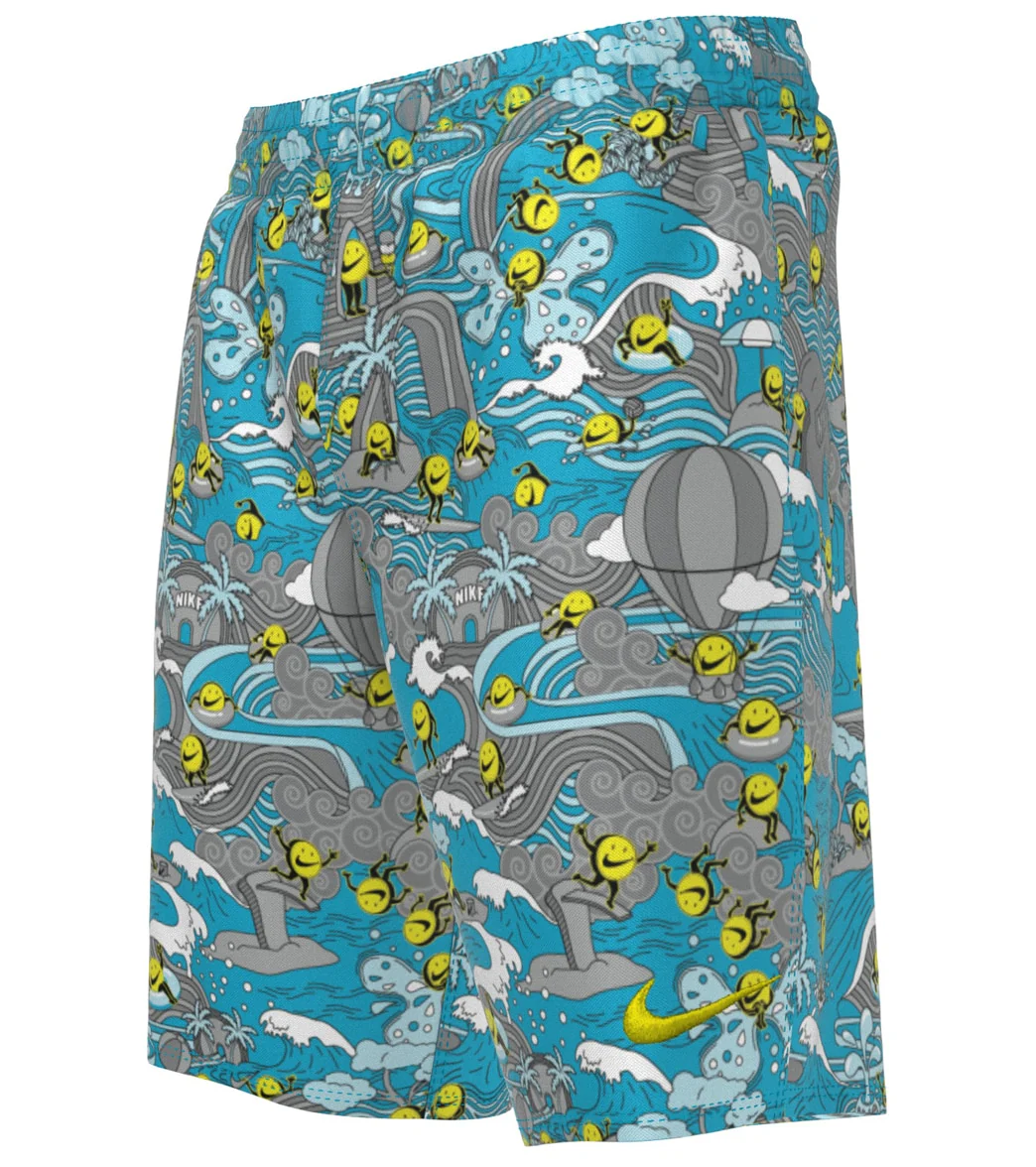 Nike Boys' Tie Dye Swoosh Swim Trunks (Big Kid) - Image 19