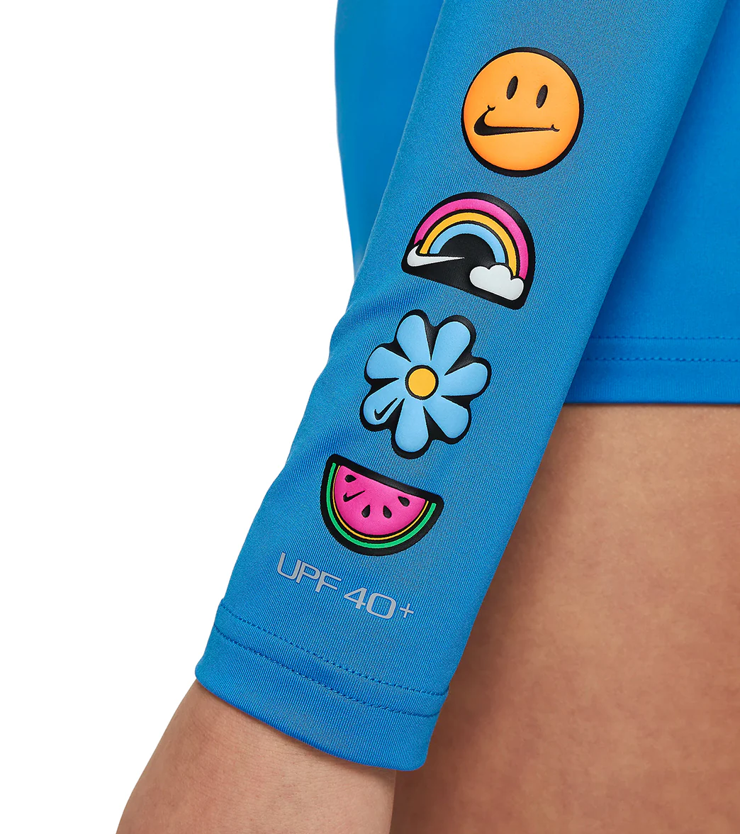 Nike Girls' Charms Long Sleeve Hydroguard (Big Kid) - Image 13