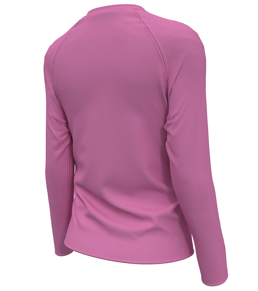Nike Girls' Charms Long Sleeve Hydroguard (Big Kid) - Image 7