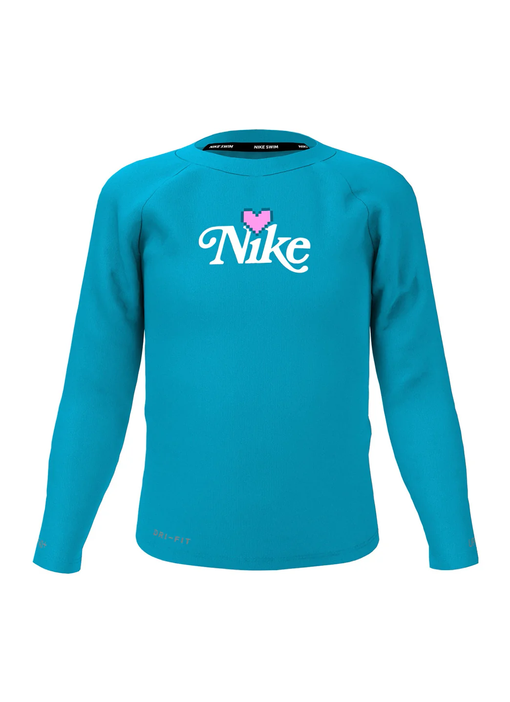 Nike Girls' Digi Heart Long Sleeve Rashguard (Little Kid) - Image 11
