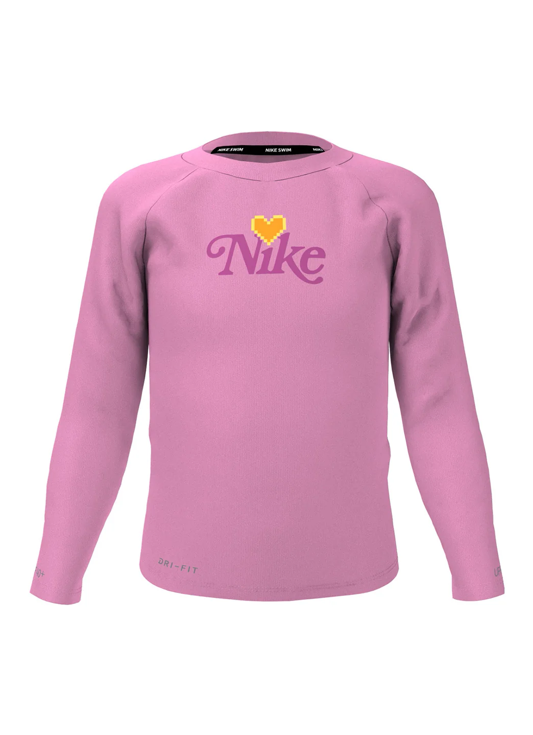 Nike Girls' Digi Heart Long Sleeve Rashguard (Little Kid) - Image 5