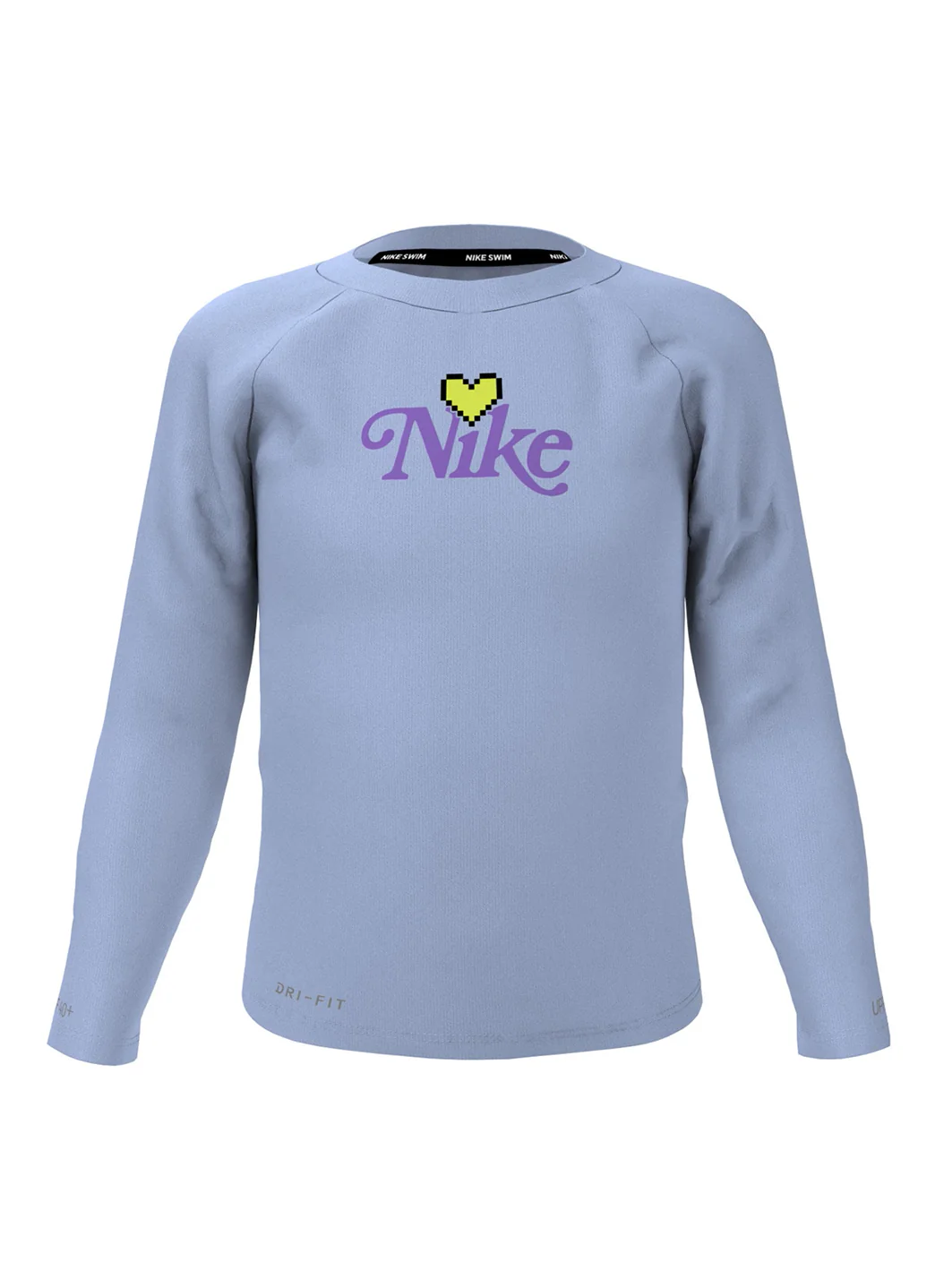 Nike Girls' Digi Heart Long Sleeve Rashguard (Little Kid) - Image 6