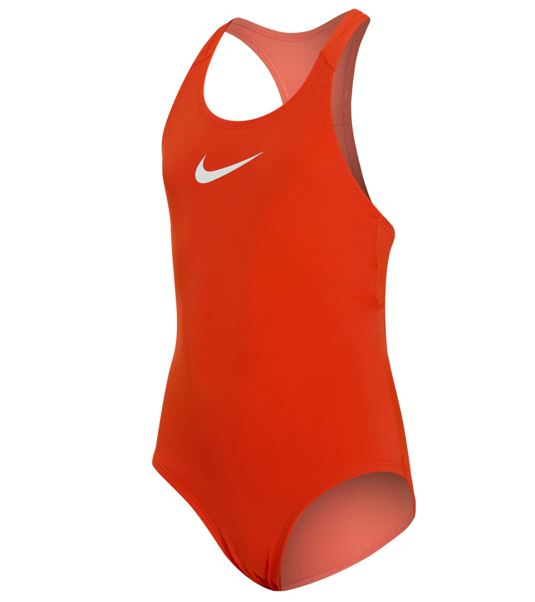 Nike Girls' Essential Racerback One Piece Swimsuit (Big Kid) - Image 14