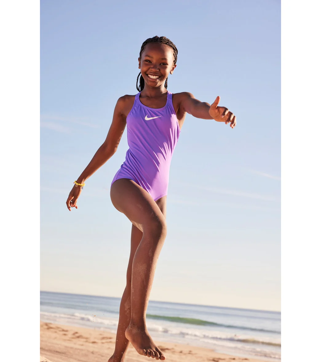 Nike Girls' Essential Racerback One Piece Swimsuit (Big Kid) - Image 29