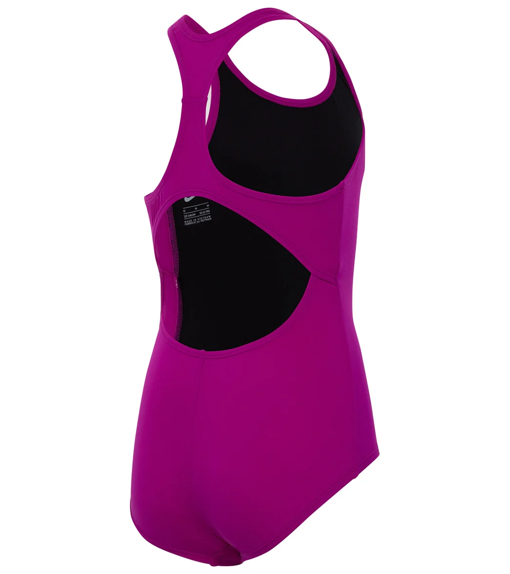 Nike Girls' Essential Racerback One Piece Swimsuit (Big Kid) - Image 65