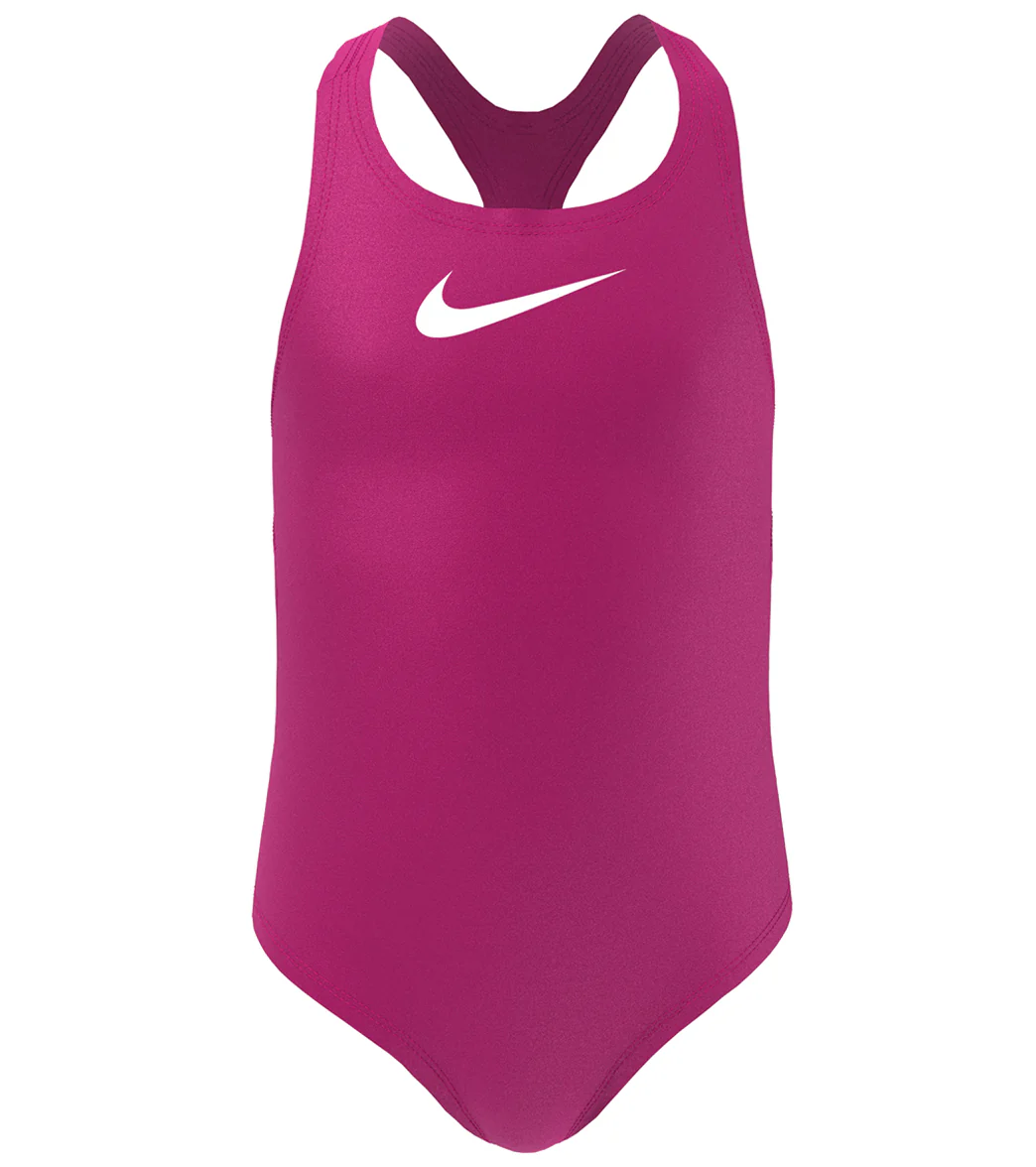 Nike Girls' Essential Racerback One Piece Swimsuit (Little Kid) - Image 12