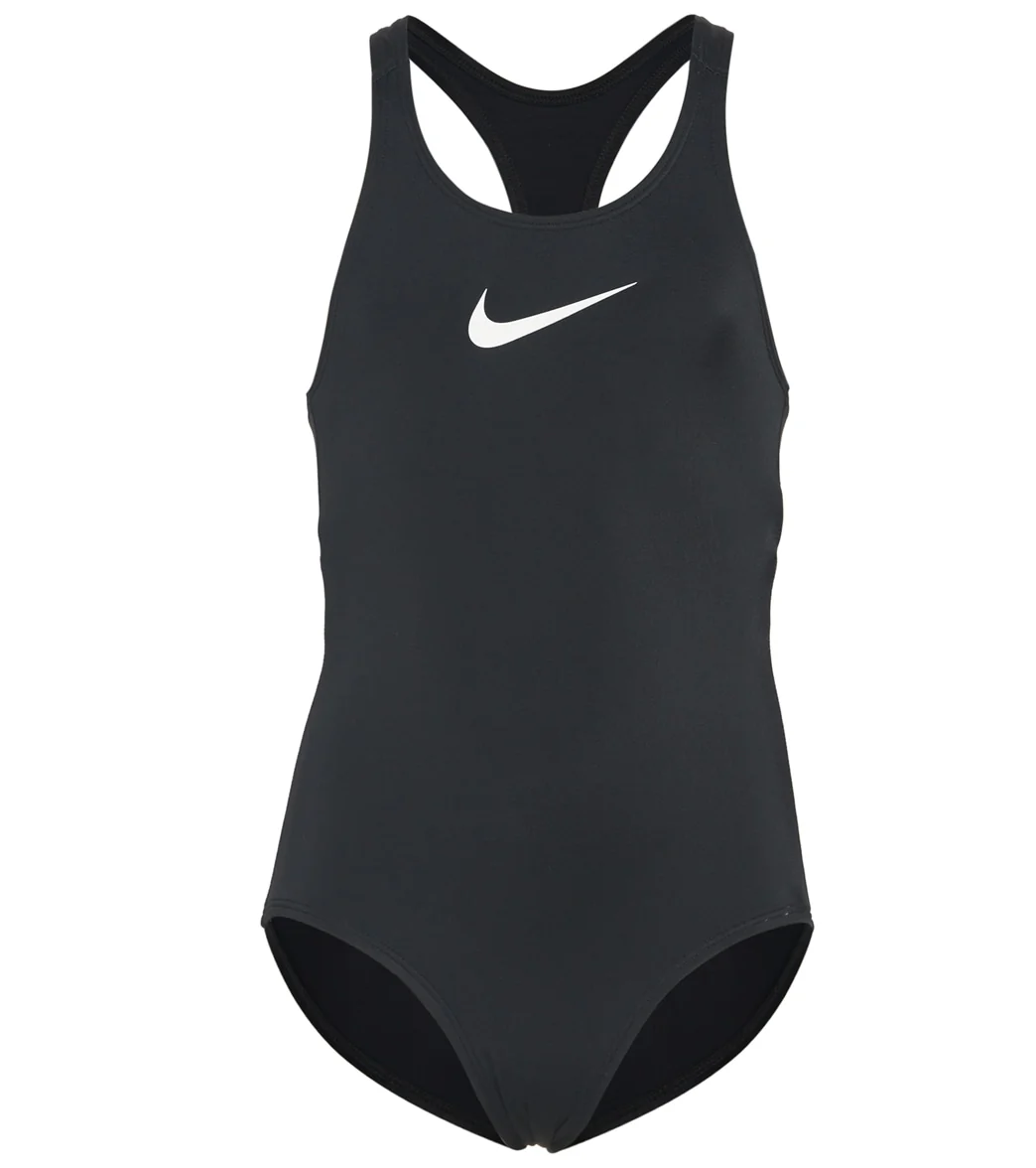 Nike Girls' Essential Racerback One Piece Swimsuit (Little Kid) - Image 17