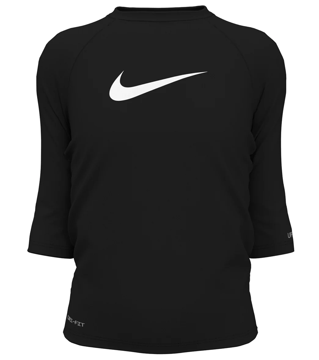 Nike Girls' Logo Short Sleeve Hydroguard (Big Kid) - Image 20