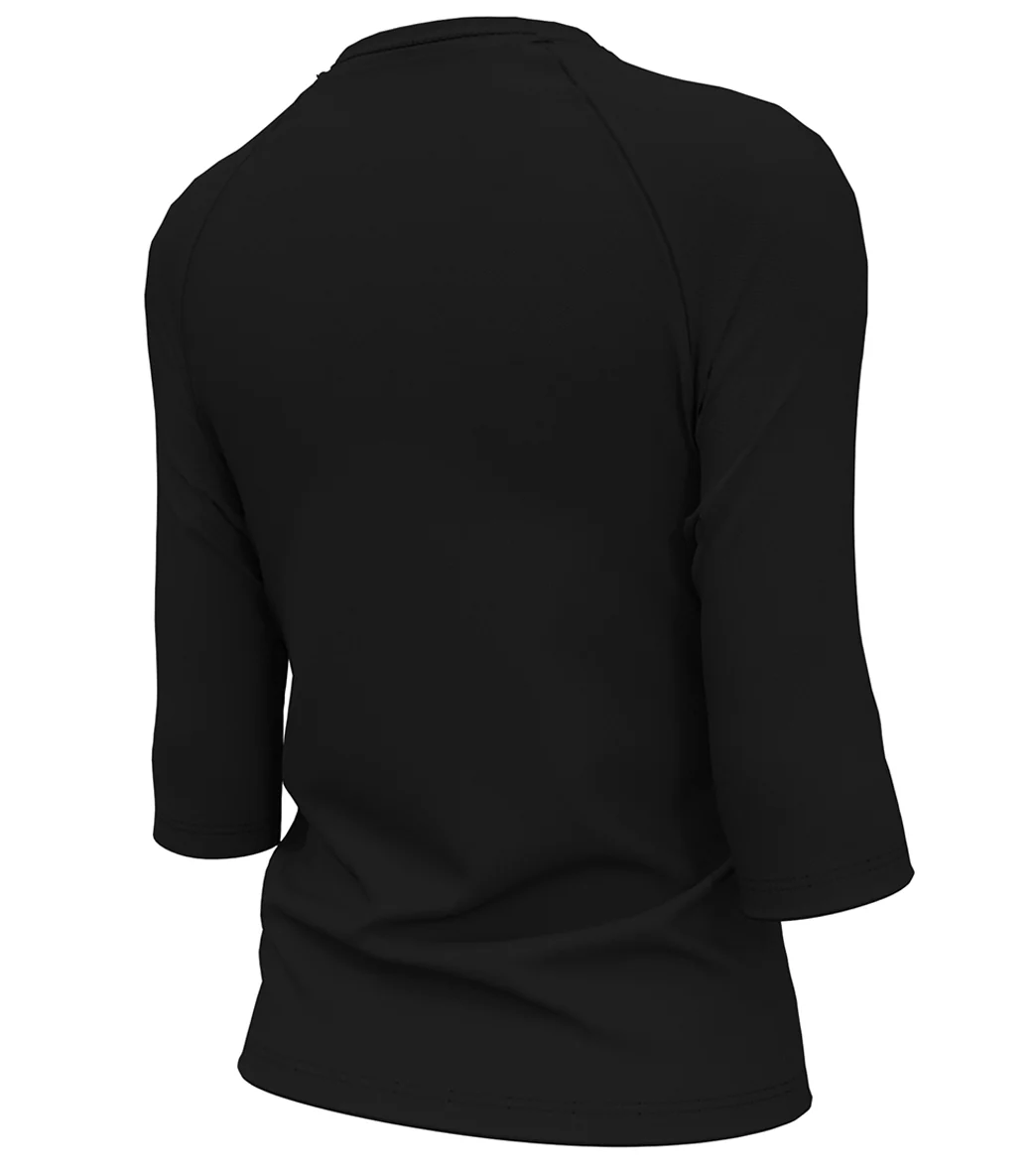 Nike Girls' Logo Short Sleeve Hydroguard (Big Kid) - Image 22