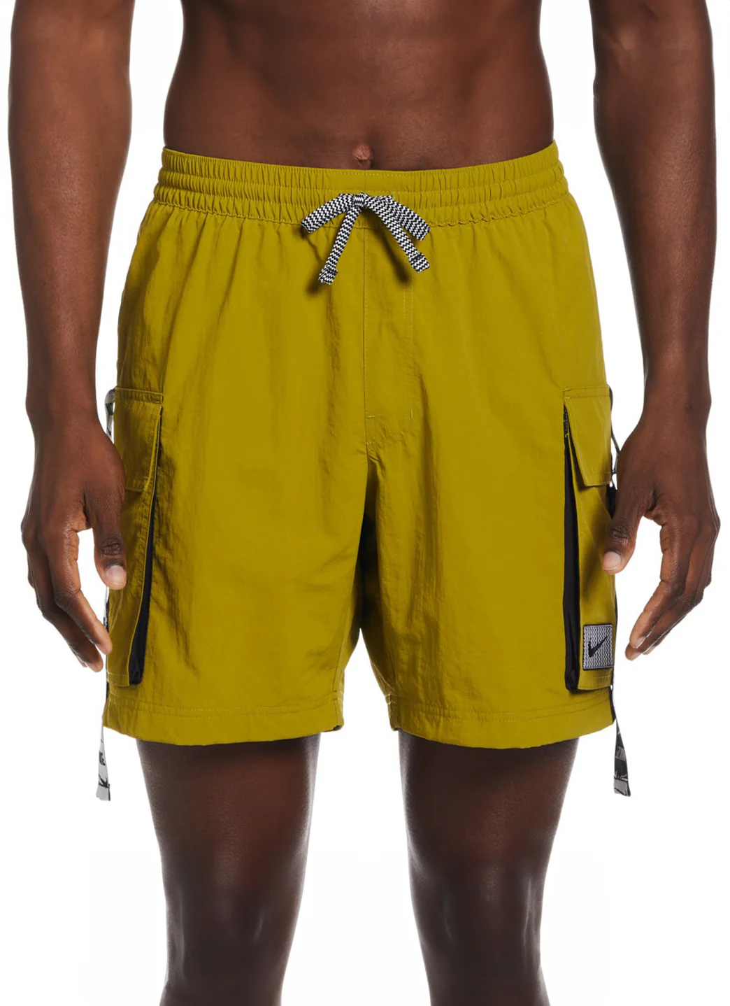 Nike Men's 18" Logo Tape Cargo Swim Trunks - Image 2