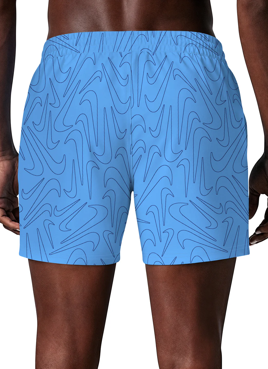 Nike Men's Breaker Tossed Swoosh 10" Volley Swim Trunk - Image 14