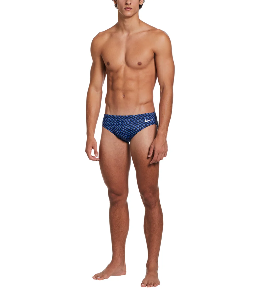 Nike Men's Drippy Check Brief Swimsuit - Image 10