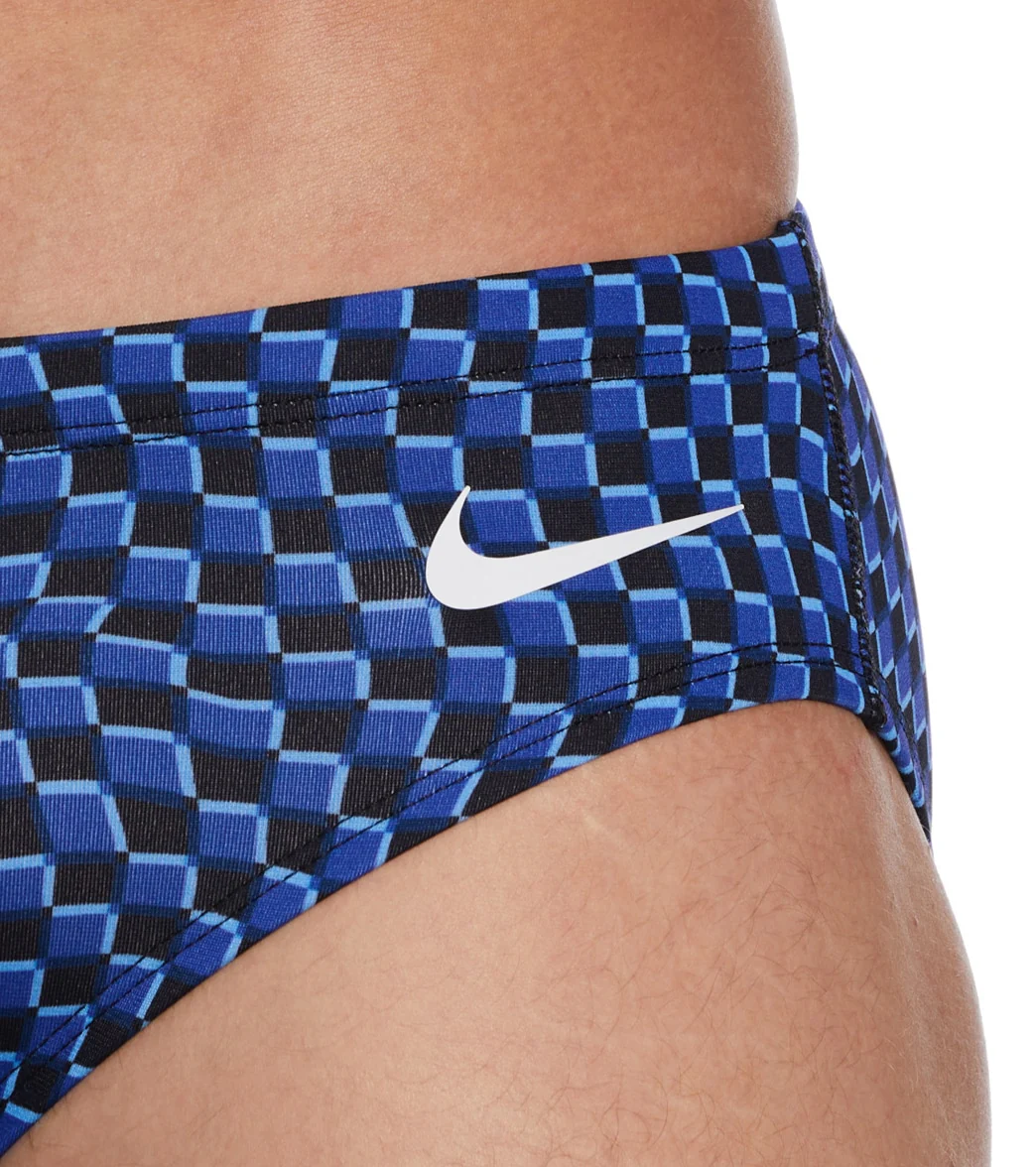 Nike Men's Drippy Check Brief Swimsuit - Image 11