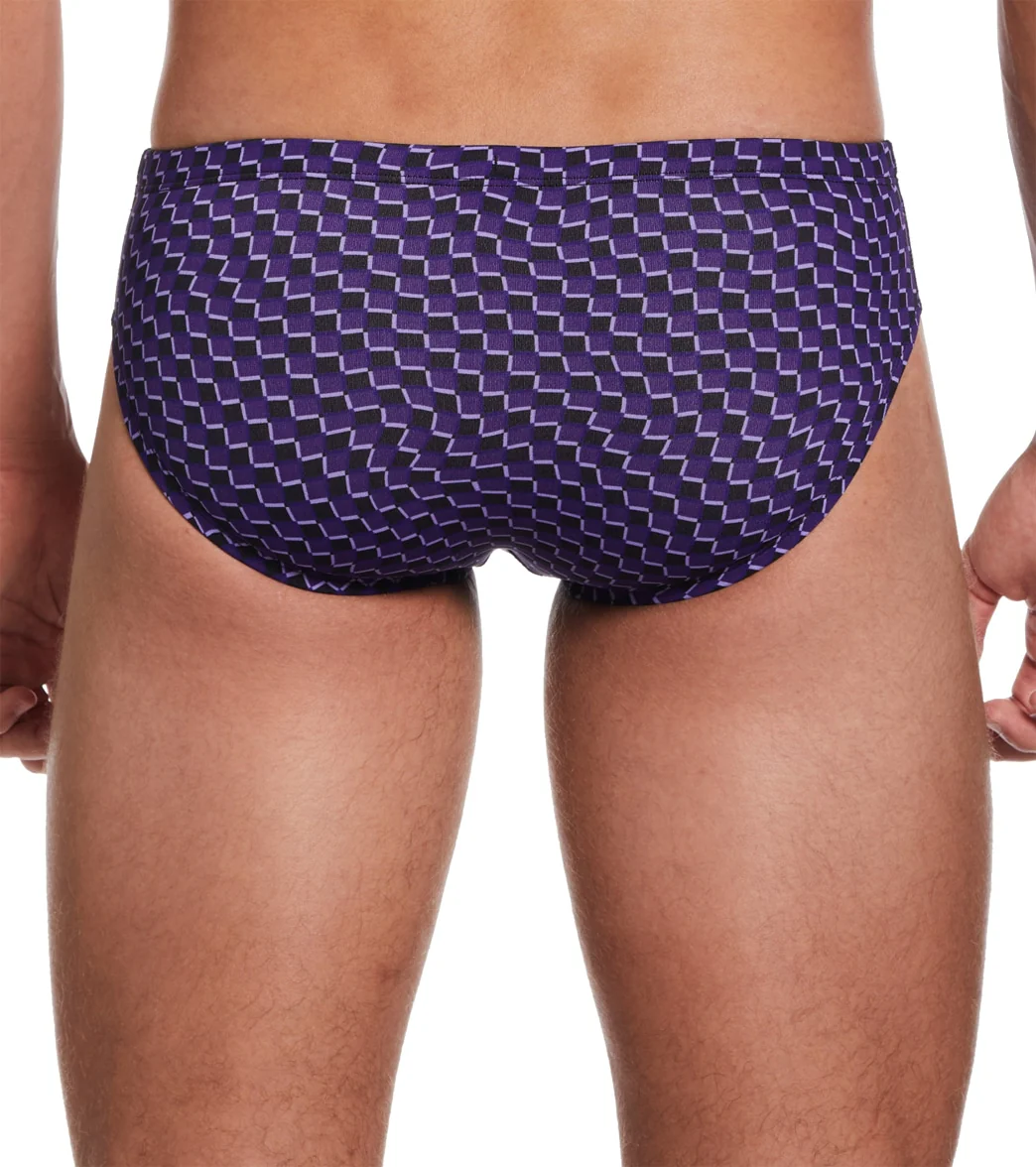 Nike Men's Drippy Check Brief Swimsuit - Image 16