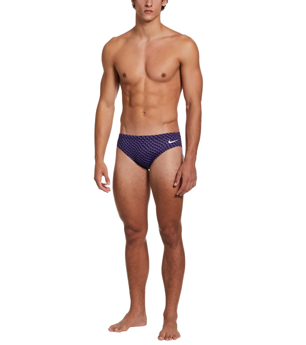 Nike Men's Drippy Check Brief Swimsuit - Image 17