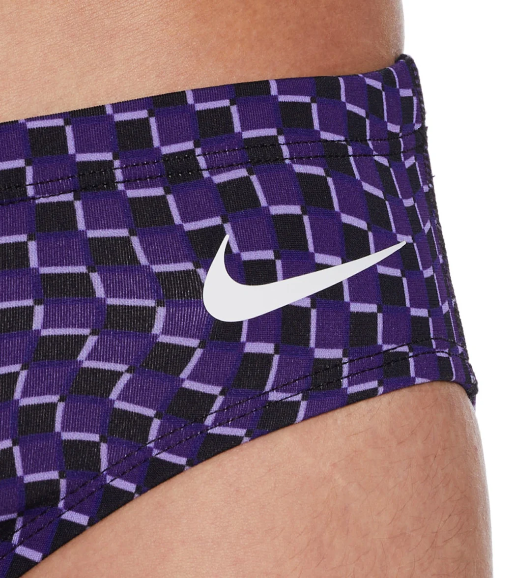 Nike Men's Drippy Check Brief Swimsuit - Image 18
