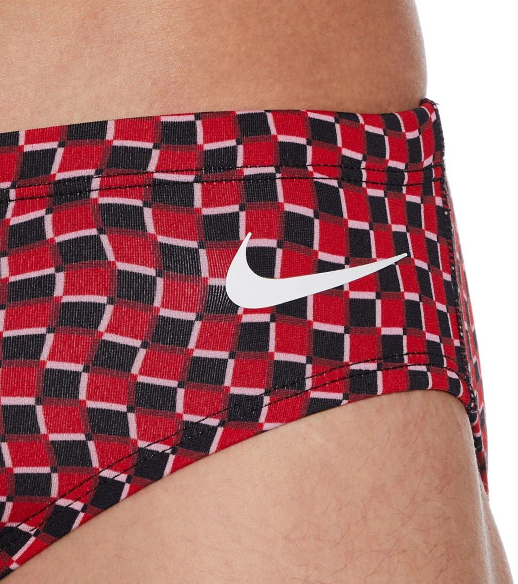 Nike Men's Drippy Check Brief Swimsuit - Image 25