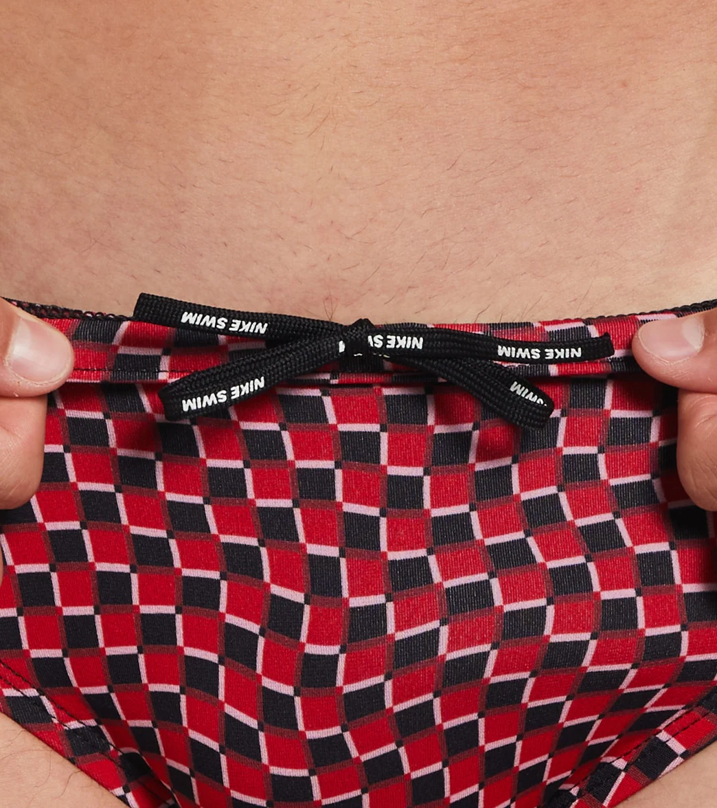 Nike Men's Drippy Check Brief Swimsuit - Image 26