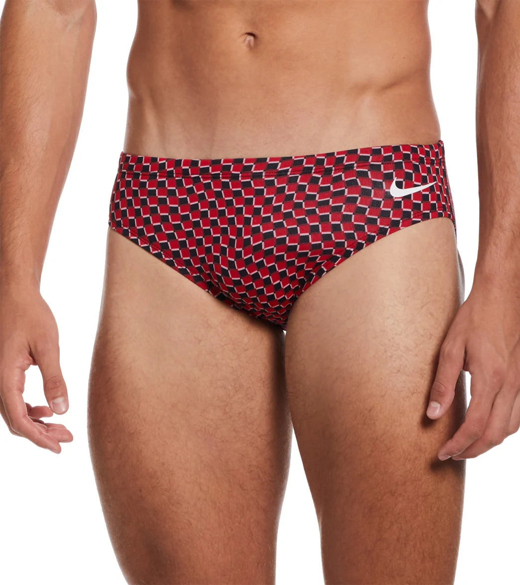 Nike Men's Drippy Check Brief Swimsuit - Image 28