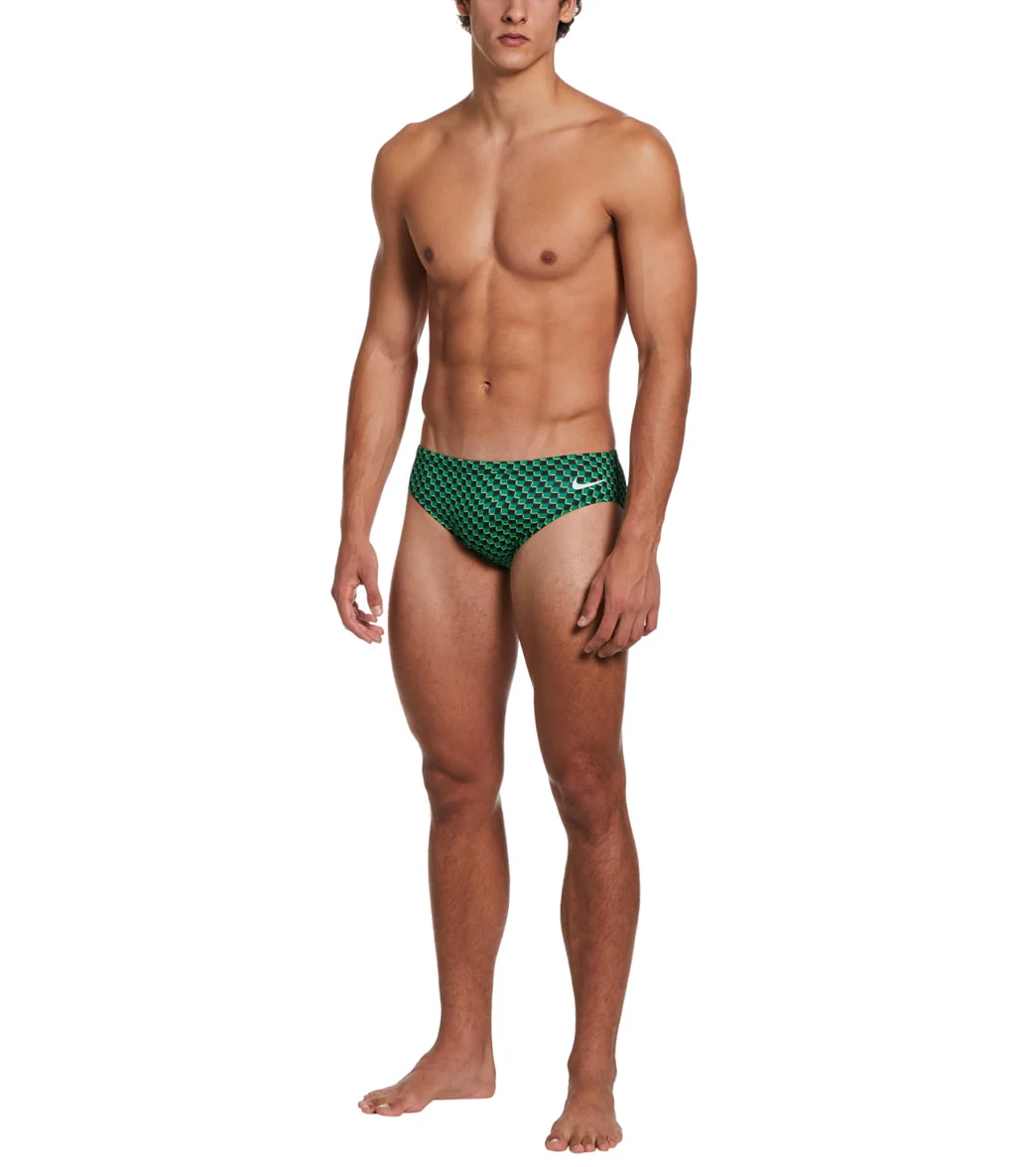 Nike Men's Drippy Check Brief Swimsuit - Image 3