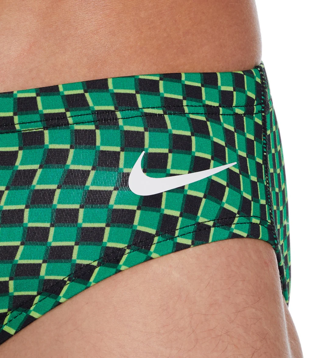 Nike Men's Drippy Check Brief Swimsuit - Image 4