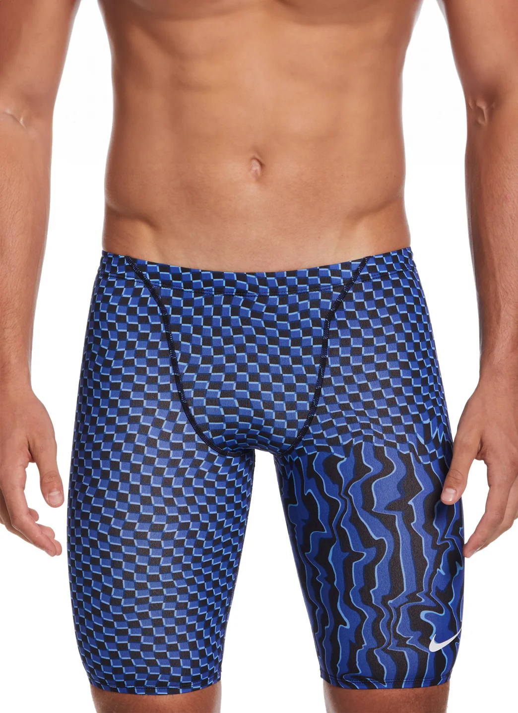 Nike Men's Drippy Check Jammer Swimsuit - Image 11