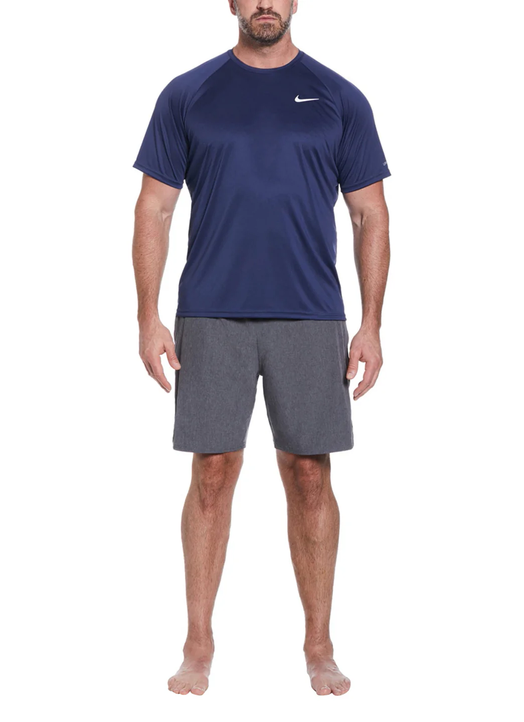Nike Men's Essential Short Sleeve Hydro Rashguard (Extended Sizes) - Image 3