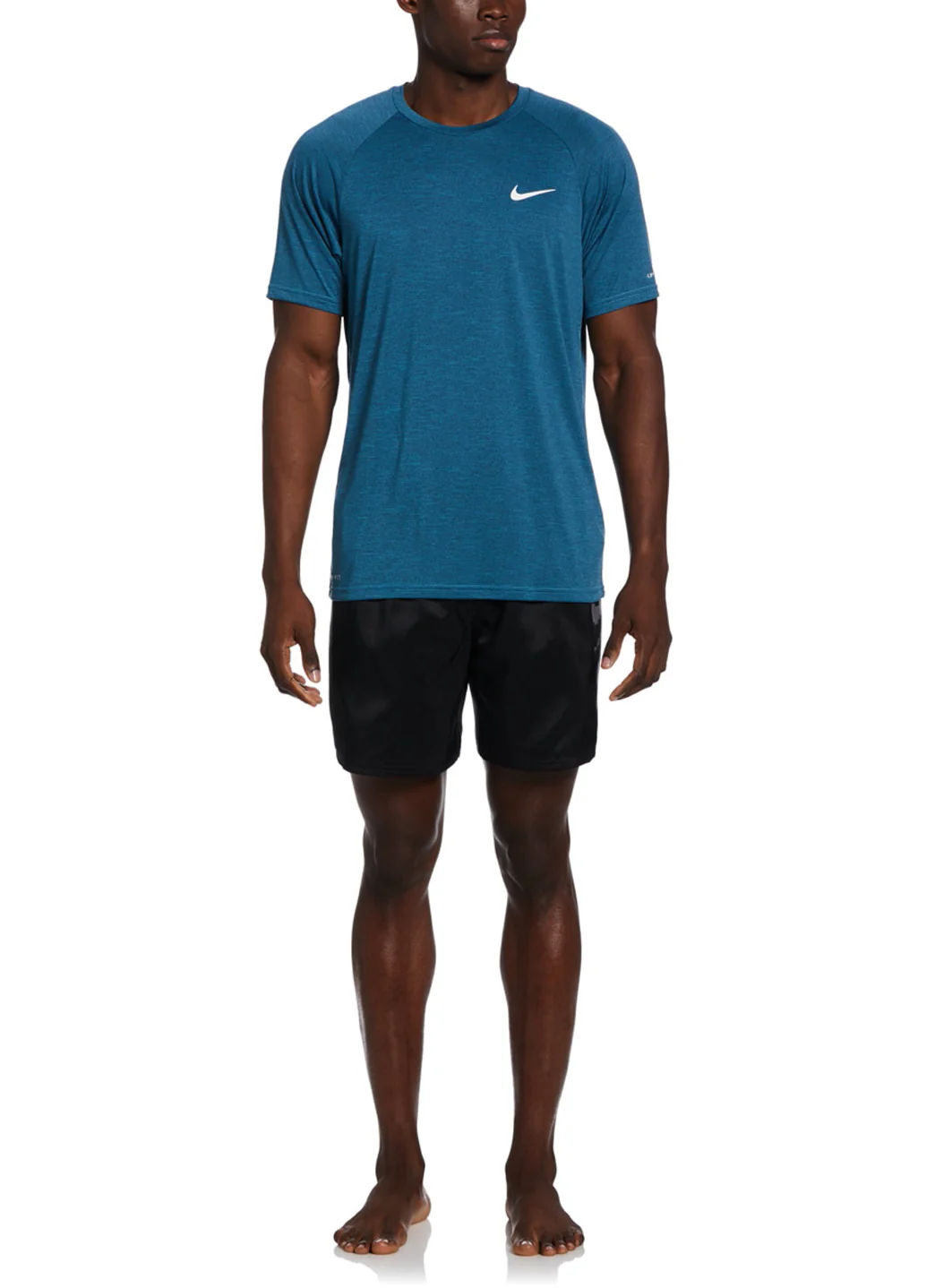 Nike Men's Heather Short Sleeve Hydroguard - Image 21