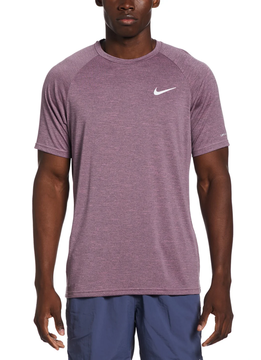 Nike Men's Heather Short Sleeve Hydroguard - Image 6